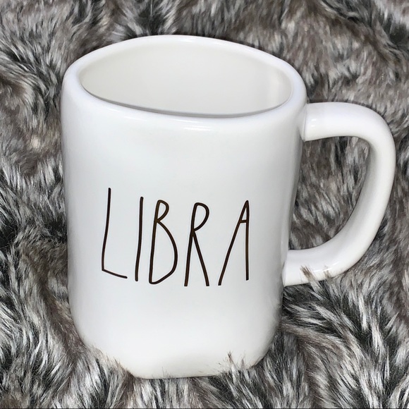 Rae Dunn Libra ♎️ Zodiac White Ceramic Mug 16oz - Picture 3 of 6